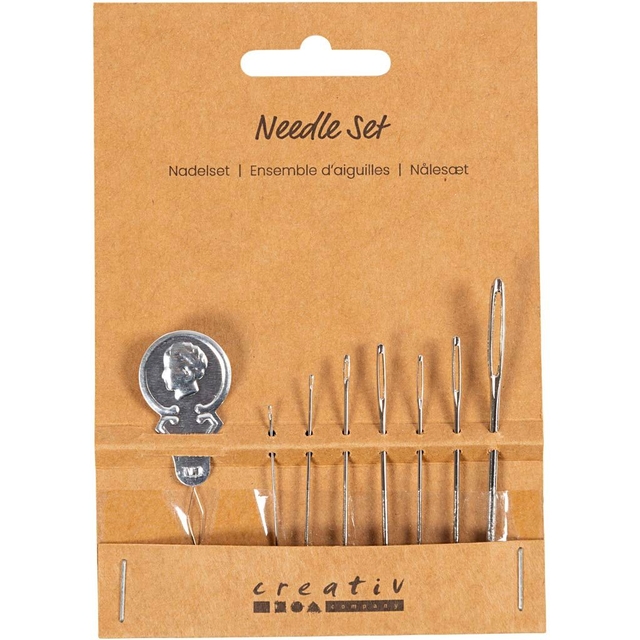 naaldenset, naalden, borduurnaalden, metaal, set