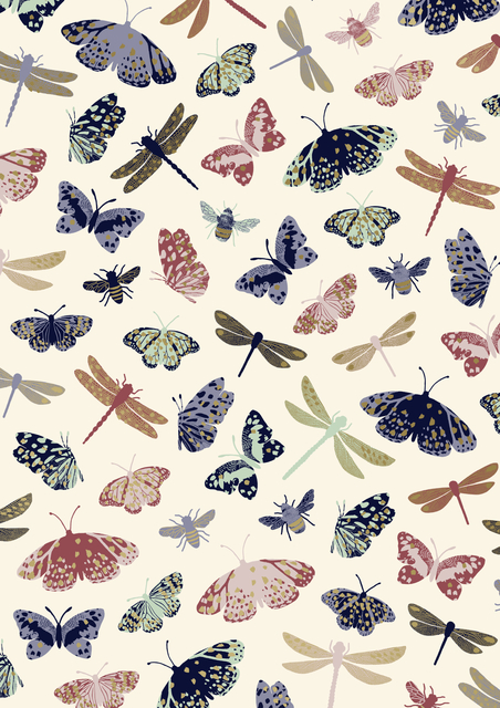 Inpakpapier Stewo Classic Bouquet 200x70cm assorti