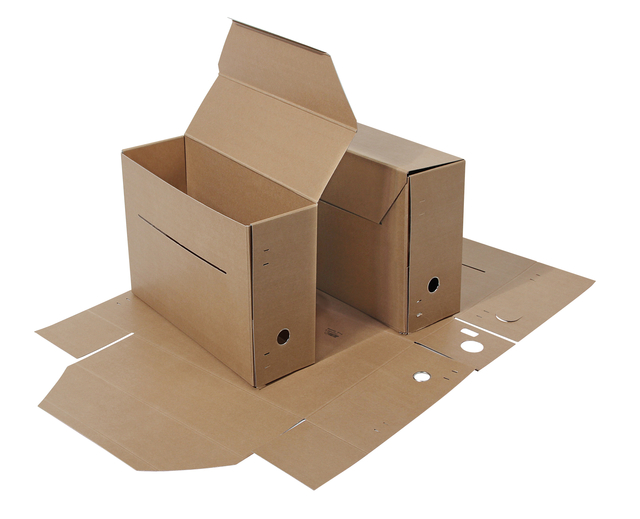 Gemeentearchiefdoos Djois folio 370x265x115mm bruin Gemeentearchiefdoos Djois folio 370x265x115mm bruin