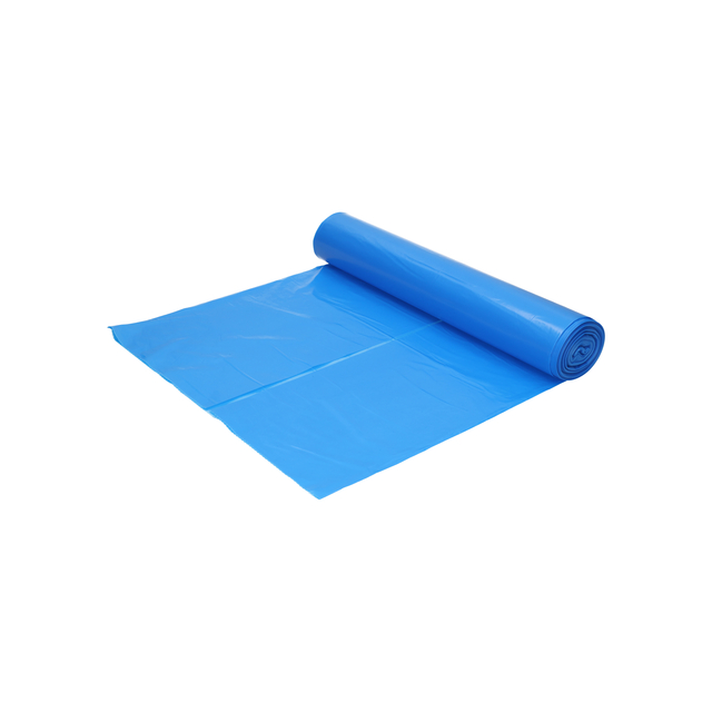 plastic, blauw, rol, afvalzak, vel
