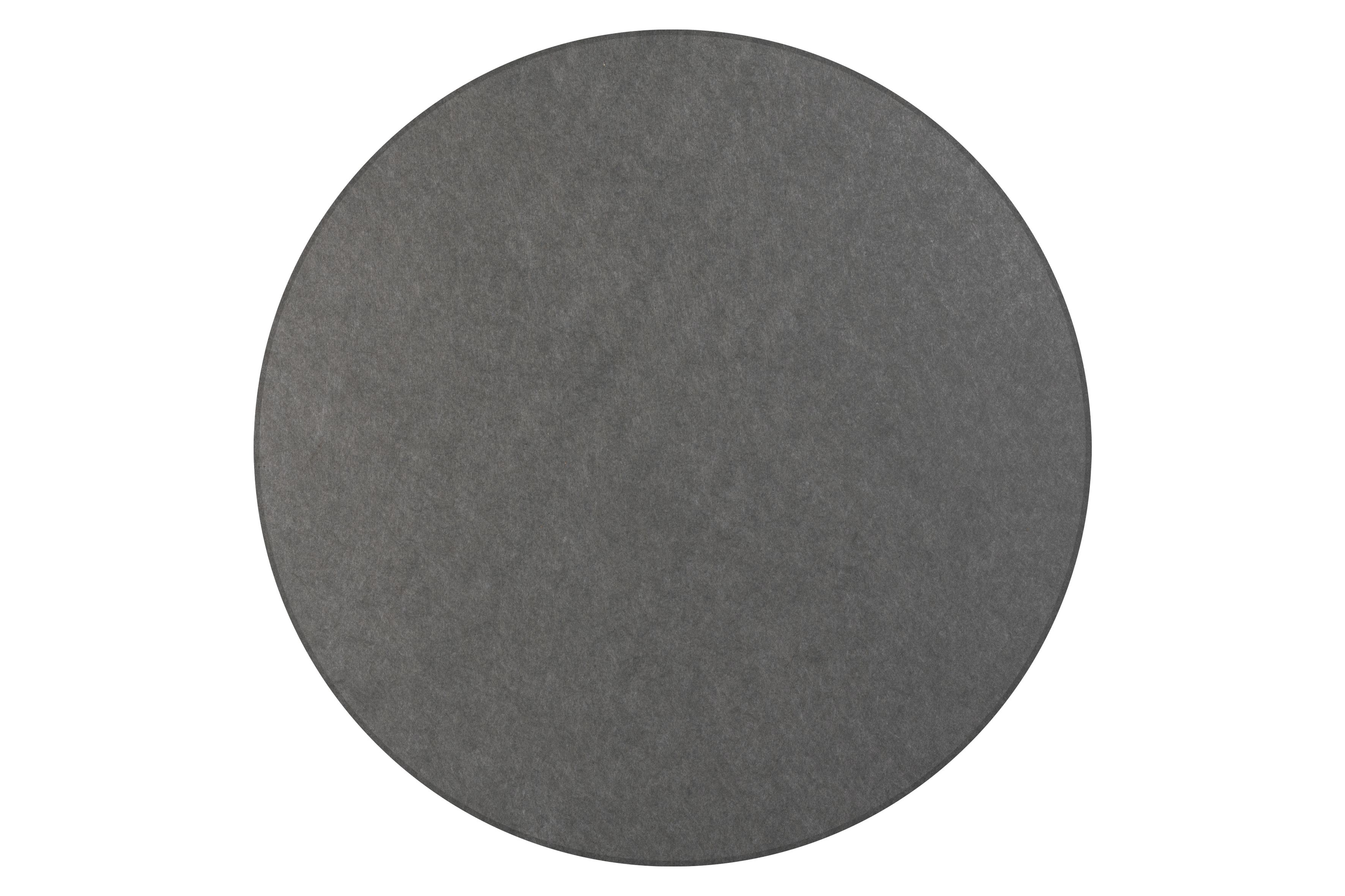 Akoestisch PET-vilt rond plafondpaneel, donkergrijs - Ø120 cm Akoestisch PET-vilt rond plafondpaneel, donkergrijs - Ø120 cm