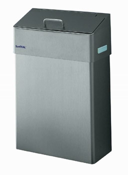 Santral dames hygienebak 10 ltr. rvs HBU 10E
