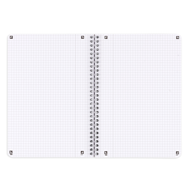 notebook, spiralbound, grid-pages, open notebook, paper notebook