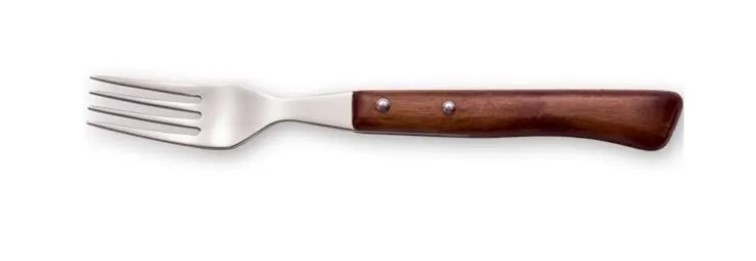 Arcos Steakvork hout en RVS 90mm doos 12 stuks