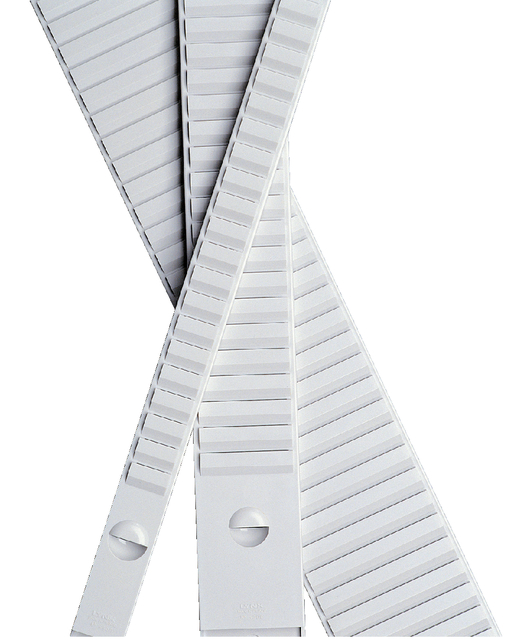 Planbordelement Djois formaat 3 77mm 35 sleuven grijs