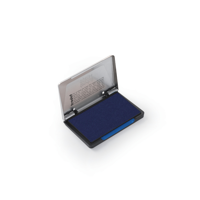 Inktkussen Trodat metaal 9051M 90x50mm blauw