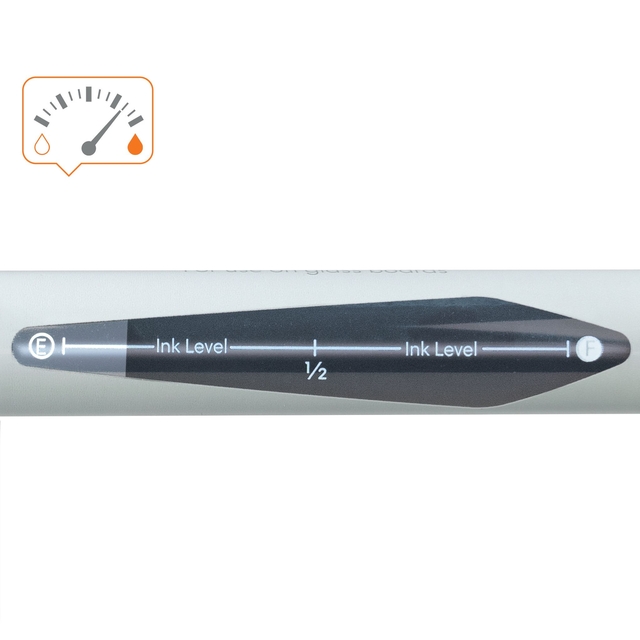 Whiteboardmarker Nobo Liquid ink rond assorti 3mm 4st