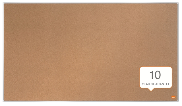 Prikbord Nobo Impression Pro widescreen 50x89cm kurk