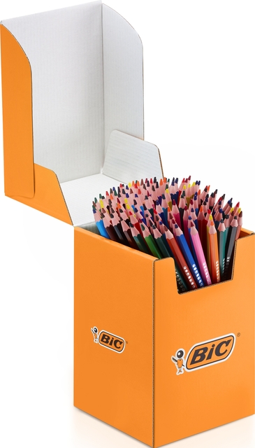 potloden, grafiet, pennen, doos, oranje