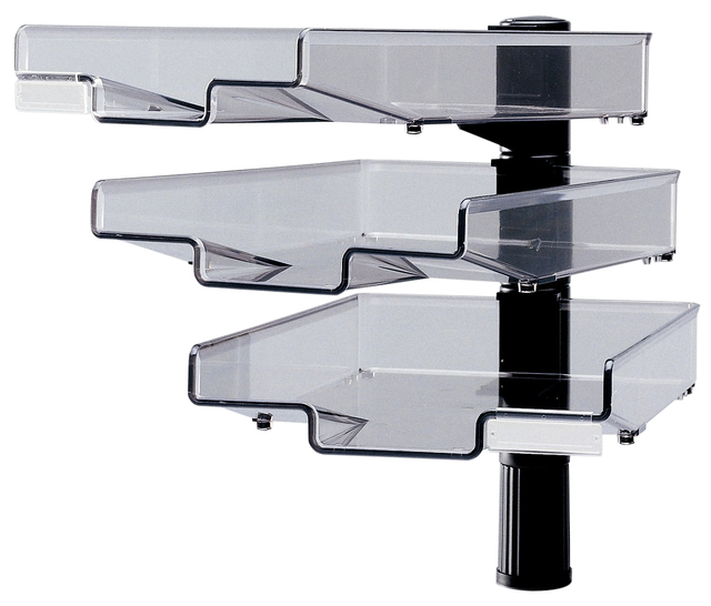 Brievenbak Hansa met 360 graden zwenkarm 3stuks zwart Brievenbak Hansa met 360 graden zwenkarm 3stuks zwart