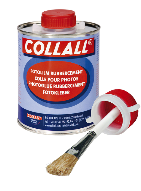 Rubbercement Collall 1000ml + kwast Rubbercement Collall 1000ml + kwast