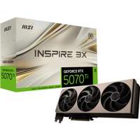 MSI GeForce RTX 5070 Ti INSPIRE 3X OC | 16GB GDDR7 | DLSS 4 | Videokaart | Nvidia GPU MSI GeForce RTX 5070 Ti INSPIRE 3X OC | 16GB GDDR7 | DLSS 4 | Videokaart | Nvidia GPU