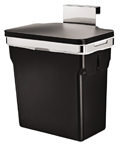 Simplehuman Afvalbak 10ltr Inbouw Pedaalemmer Zwart