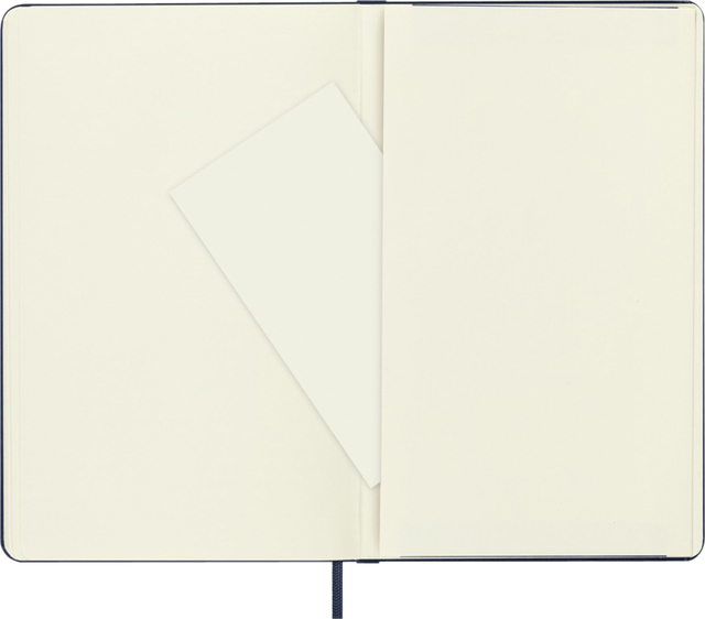 Notitieboek Moleskine large 130x210mm blanco hard cover sapphire blue