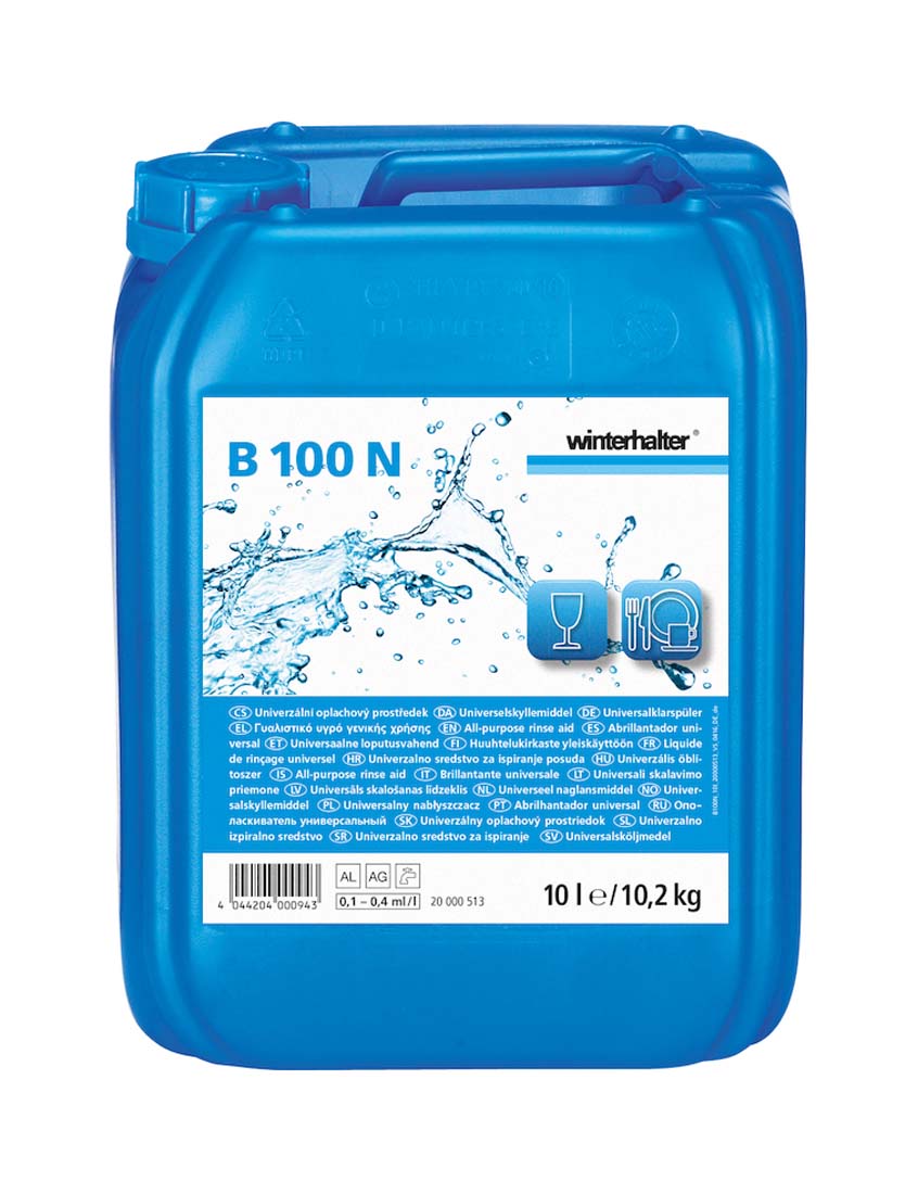 Winterhalter Naglansmiddel B100N 10.2kg 10ltr per stuk
