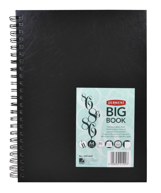Schetsboek Derwent Big Book A4 harde kaft Schetsboek Derwent Big Book A4 harde kaft