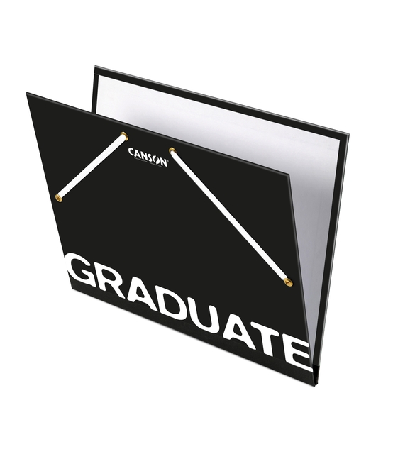 Tekenmap Canson Graduate elastieksluiting 320x450mm zwart Tekenmap Canson Graduate elastieksluiting 320x450mm zwart