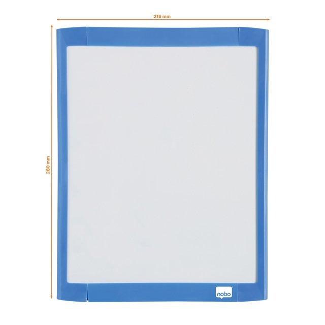 Whiteboard Nobo 21.6x28cm magnetisch assorti