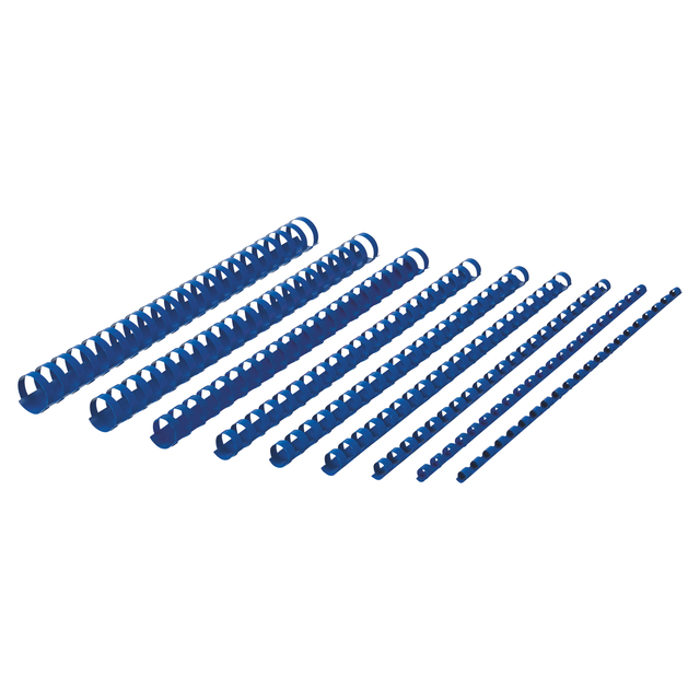 spiraal, kabelbinder, afmetingen, blauw, meerlagig