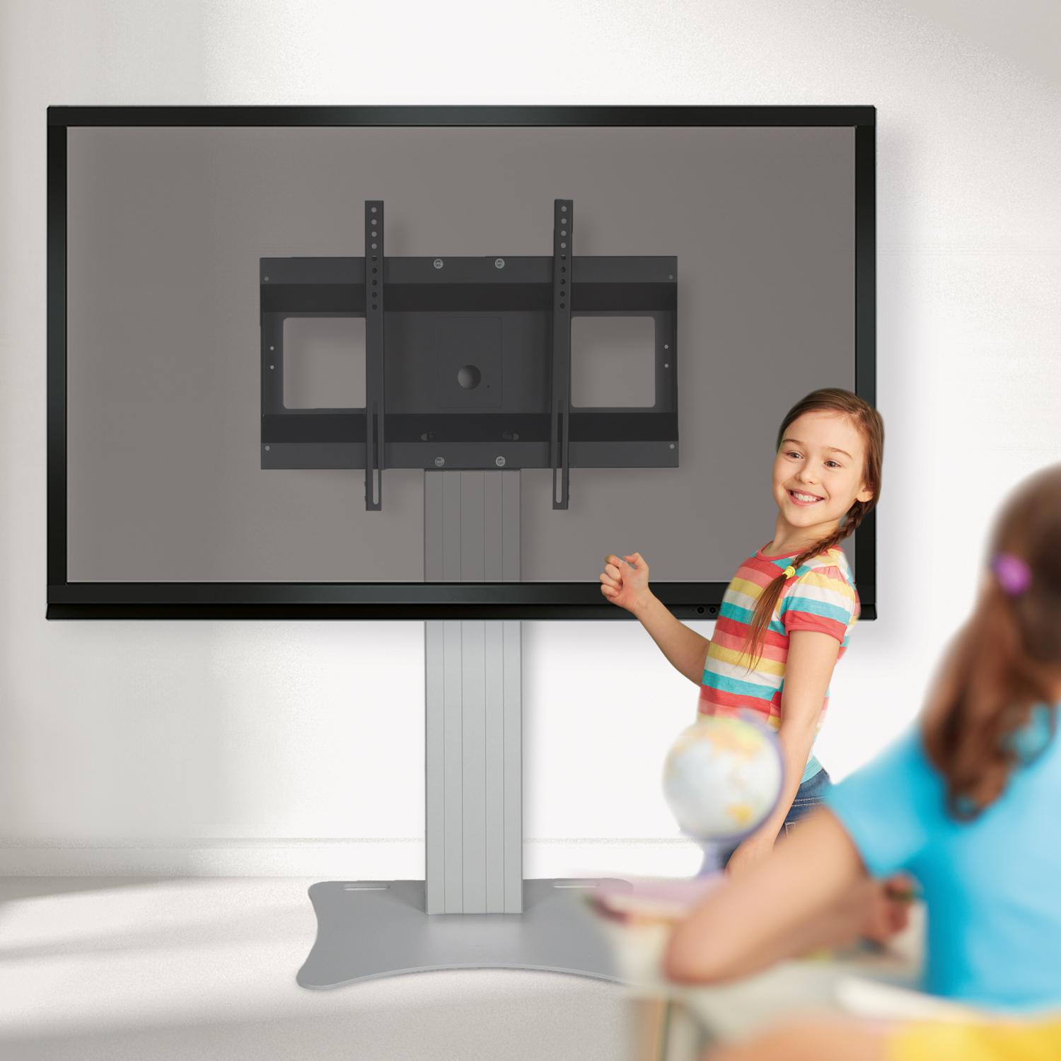 Displaystandaard en monitor muurbeugel, display midden 142 cm