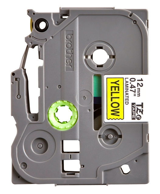 Labeltape Brother P-touch TZe-631 standaard 12mm zwart op geel