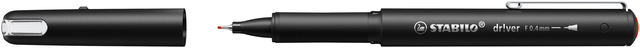 Fineliner STABILO dr!ver fijn rood Fineliner STABILO dr!ver fijn rood