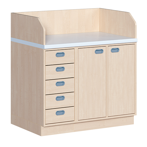 Commode, drie rijen
