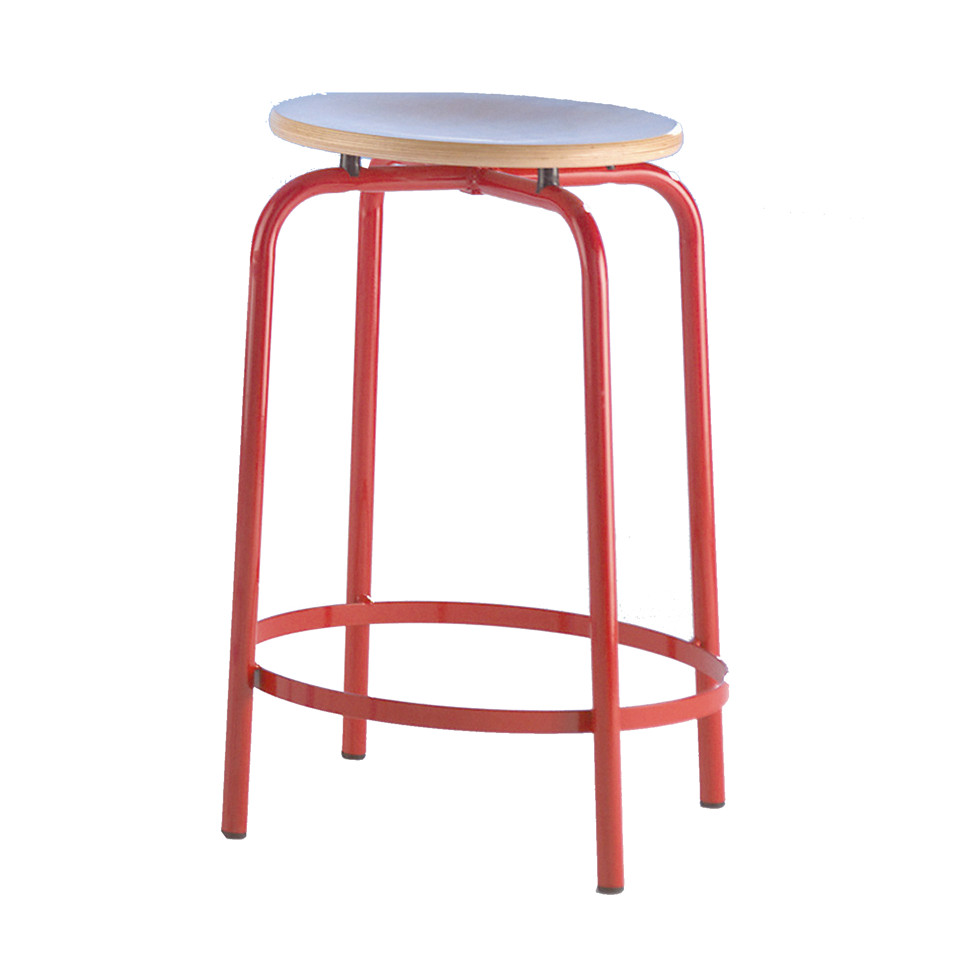 Vierpootskruk met voetensteun rondom Vierpootskruk met voetensteun rondom