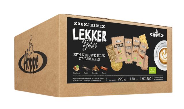 Koekjes Hoppe Lekker Bio koekjesmix 150 stuks Koekjes Hoppe Lekker Bio koekjesmix 150 stuks