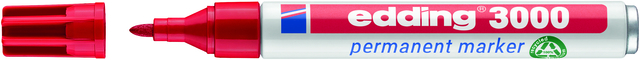 Viltstift edding 3000 rond 1.5-3mm rood Viltstift edding 3000 rond 1.5-3mm rood