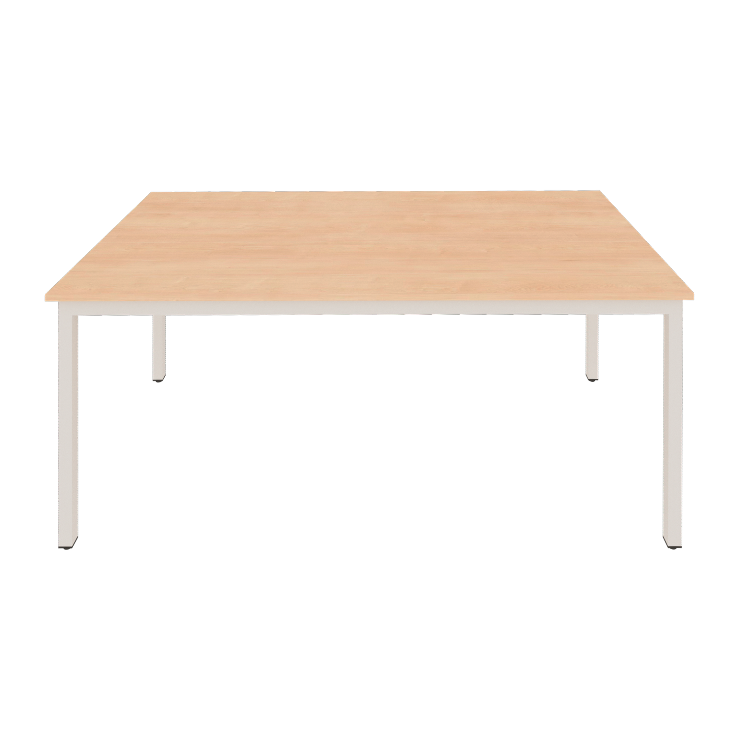 Tafel met vierkant buisframe en laminaat blad
