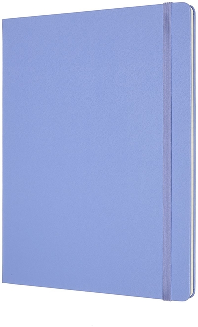 Notitieboek Moleskine XL 190x250mm lijn hard cover hydrangea blue