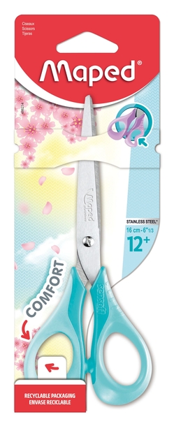 Schaar Maped Sensoft 16cm pastel assorti Schaar Maped Sensoft 16cm pastel assorti