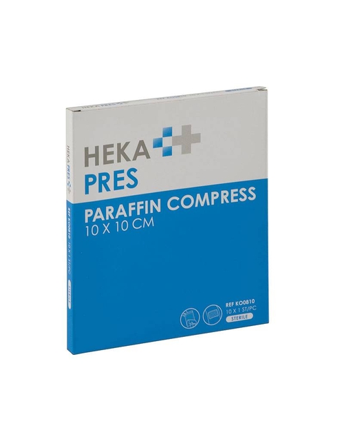 parafinecompress, compressen, verband, parasorb, medisch