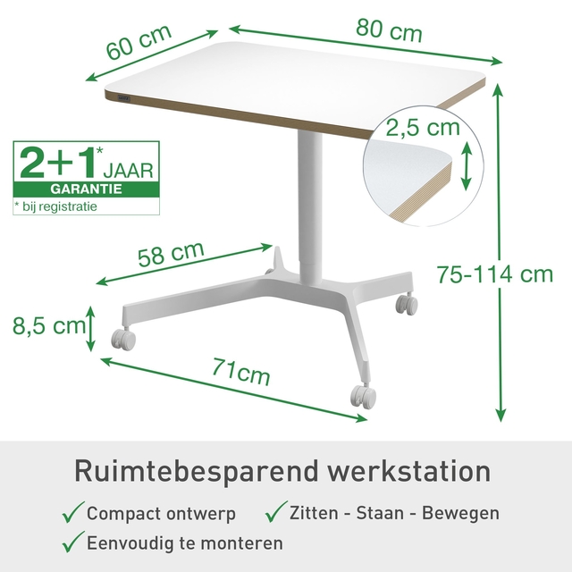 Zit-Sta bureau Leitz Ergo compact