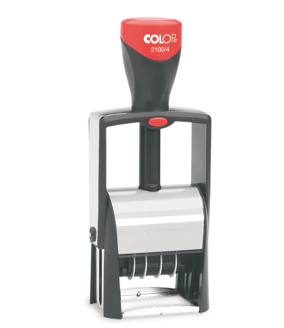 Datumstempel Colop Heavy Duty 2100/4 Classic Line Nederlands rood