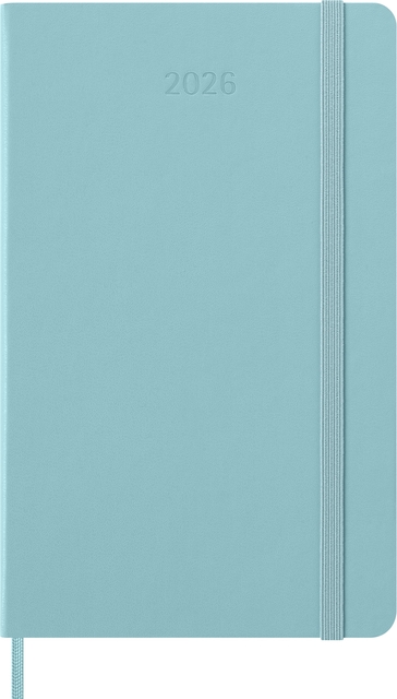 Agenda 2026 Moleskine 12M Planner Weekly 7dagen/1pagina large hc aquamarine Agenda 2026 Moleskine 12M Planner Weekly 7dagen/1pagina large hc aquamarine