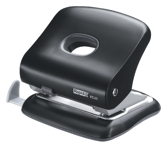 Perforator Rapid FC30 2-gaats 30 vel zwart Perforator Rapid FC30 2-gaats 30 vel zwart