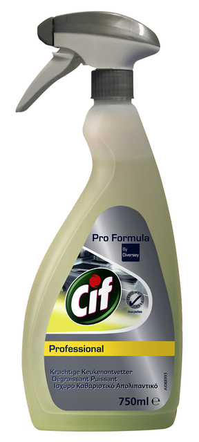 Keukenontvetter Cif Professional spray 750ml Keukenontvetter Cif Professional spray 750ml