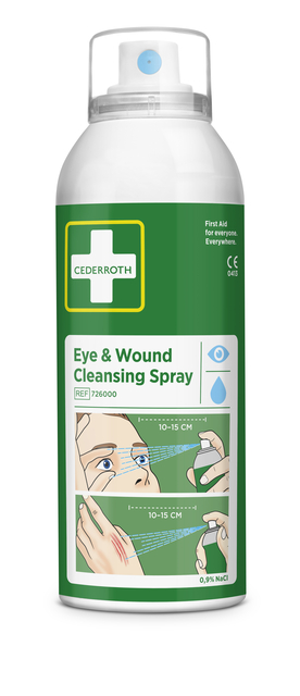 Oog en wondreinigende Spray Cederroth 150ml Oog en wondreinigende Spray Cederroth 150ml
