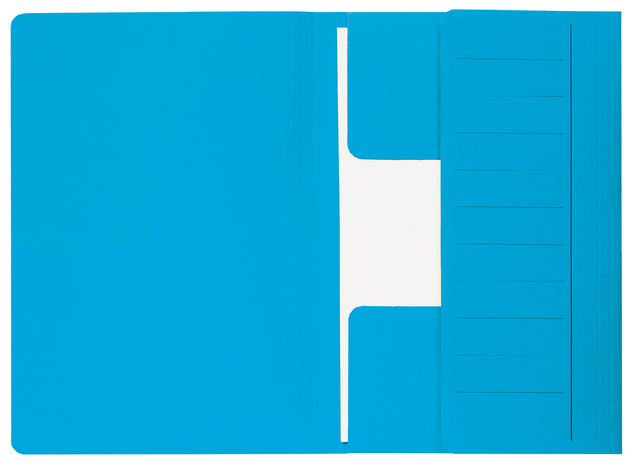 Dossiermap Djois Secolor Mammoet folio 3 kleppen 250gr recycled 360x250mm blauw Dossiermap Djois Secolor Mammoet folio 3 kleppen 250gr recycled 360x250mm blauw