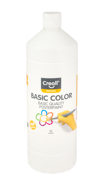 Plakkaatverf Creall basic wit 1000ml Plakkaatverf Creall basic wit 1000ml