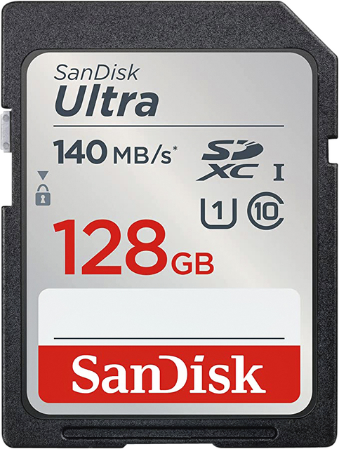 Geheugenkaart Sandisk SDXC Ultra 128GB (140mb/s C10 UHS-I) Geheugenkaart Sandisk SDXC Ultra 128GB (140mb/s C10 UHS-I)
