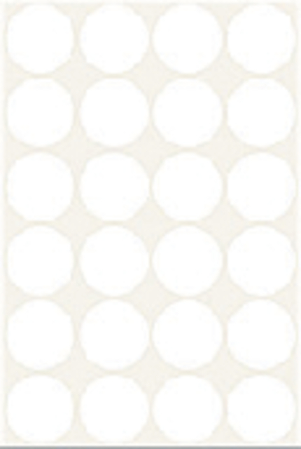 Etiket HERMA 2260 rond 25mm wit 768stuks