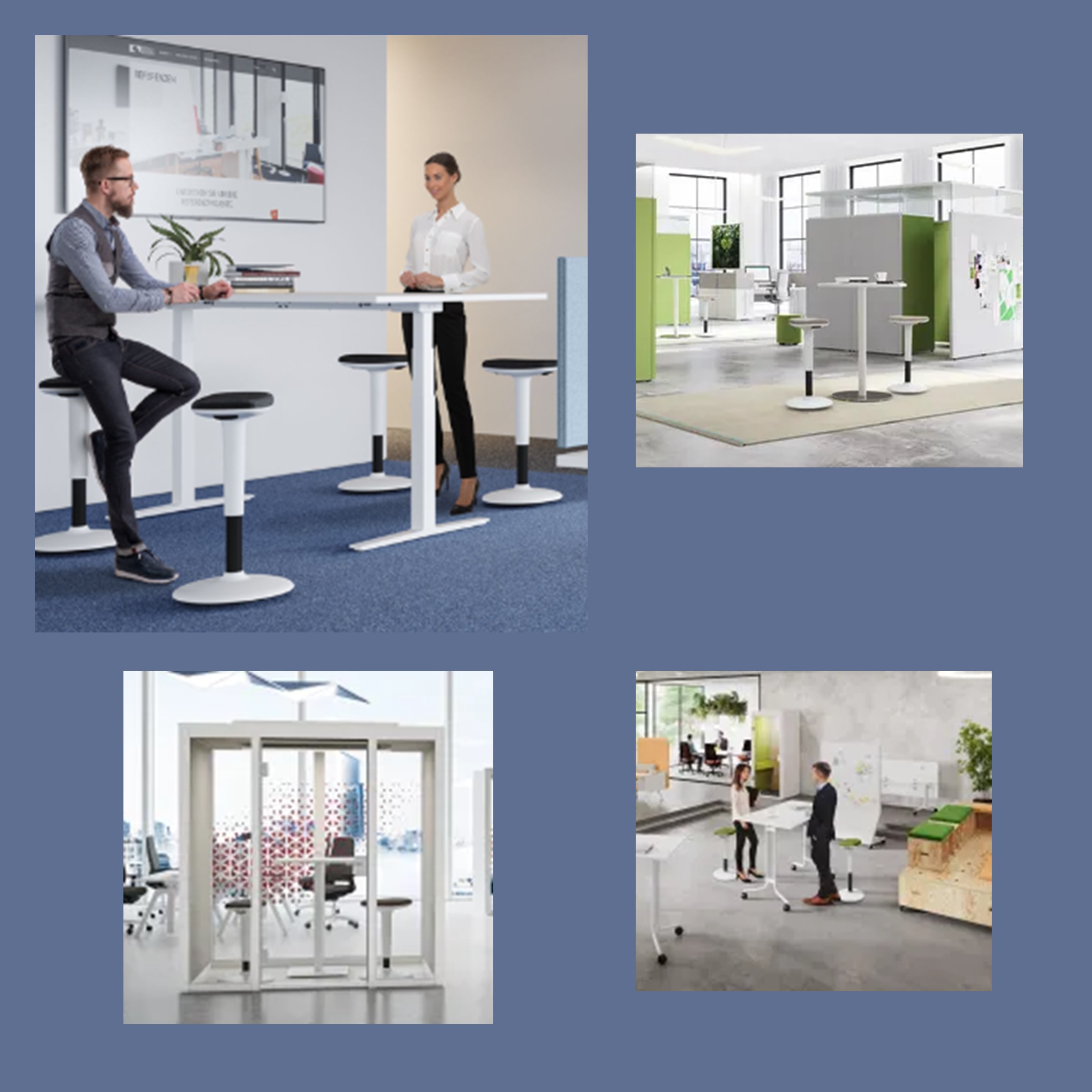 Verbeter je werkhouding met de QUICK.III: De ideale zit-sta kruk voor een actieve werkdag