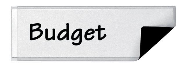 Etikethouder Djois 25x75mm magnetisch transparant 6 stuks Etikethouder Djois 25x75mm magnetisch transparant 6 stuks