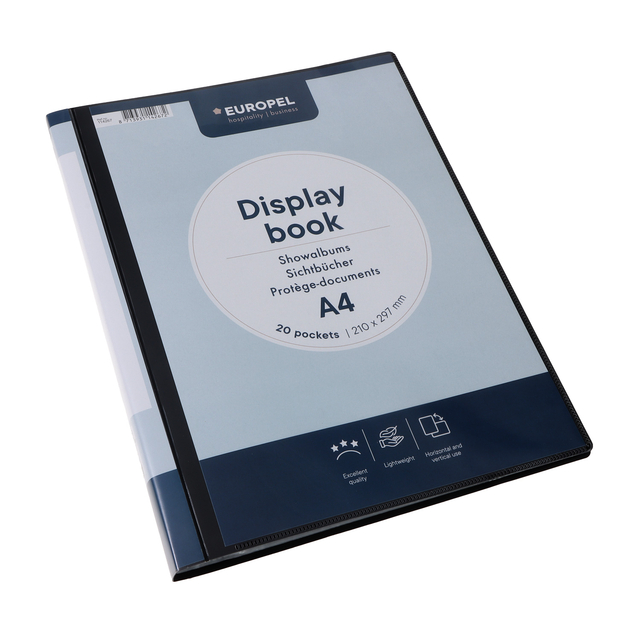 Showmap Europel Frontview A4 20-tassen antraciet Showmap Europel Frontview A4 20-tassen antraciet