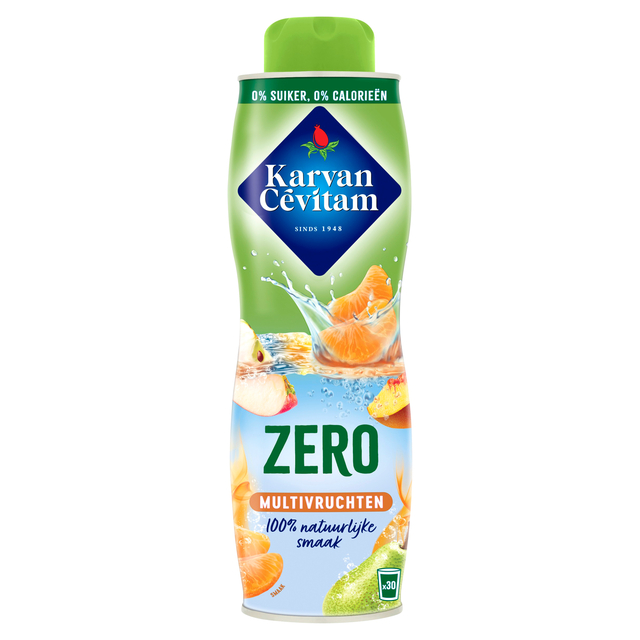Siroop Karvan Cevitam multivruchten 0% suiker 600ml Siroop Karvan Cevitam multivruchten 0% suiker 600ml