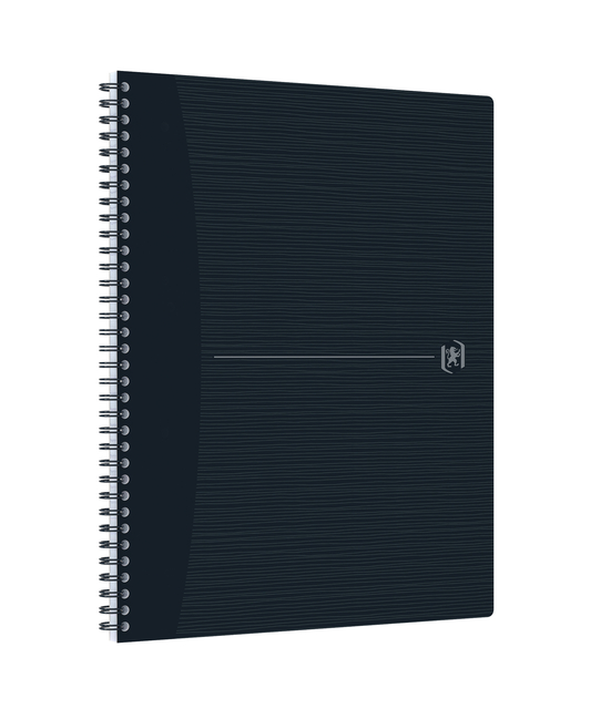 Spiraalblok Oxford Origin A4+ lijn 140 pagina's 80gr blauw