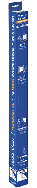 Magic-Chart Legamaster flipchart XL 90x120cm wit met ruit 15 vel